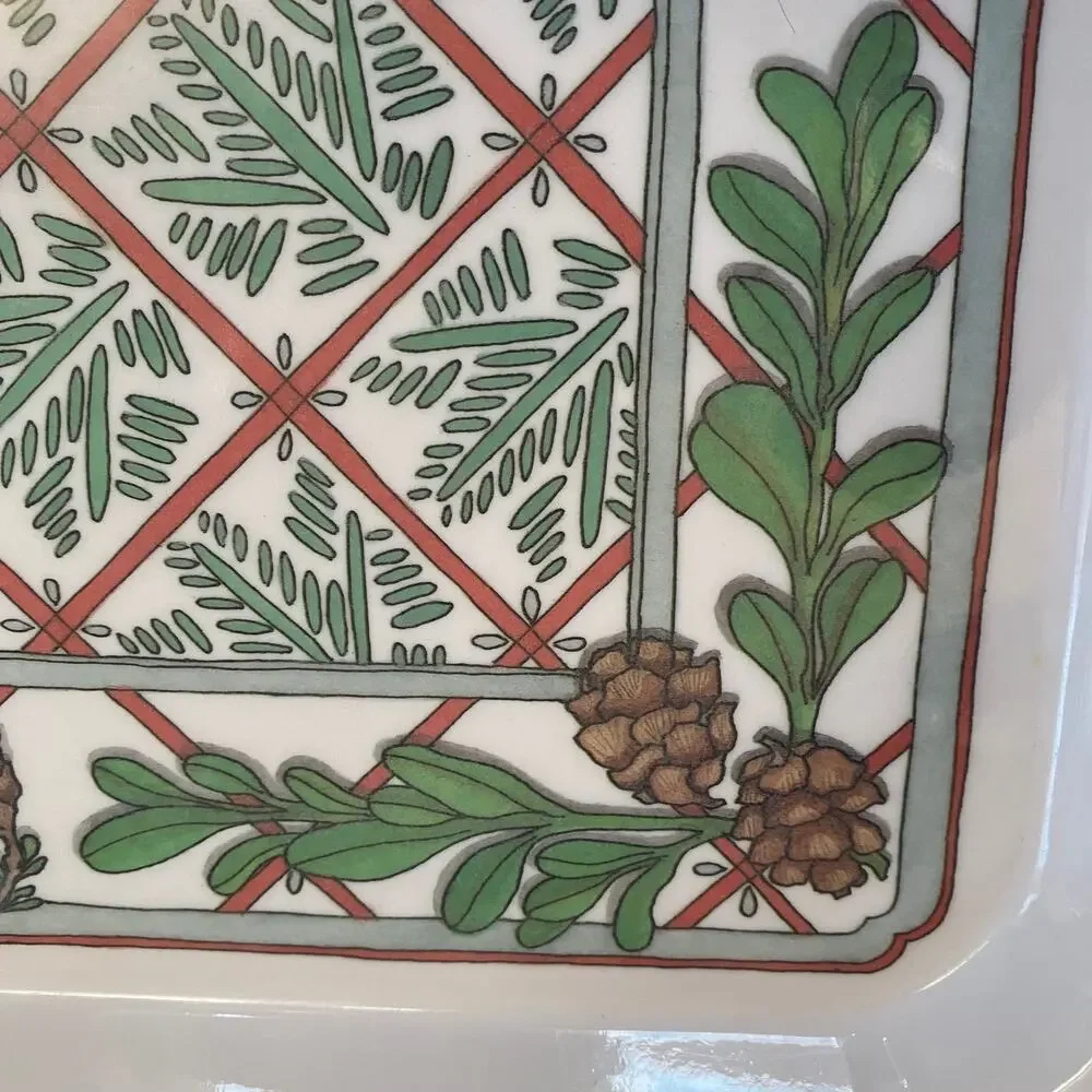 Marion Walsh Melamaster Tray Pine Cone Great‎ Britain 16-3/4